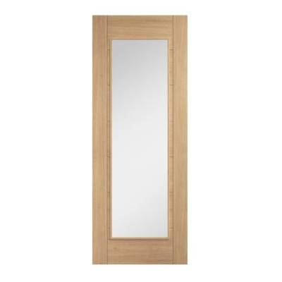 Oak Carini 1 Light Glazed Internal Door Wooden - Door Size, ...